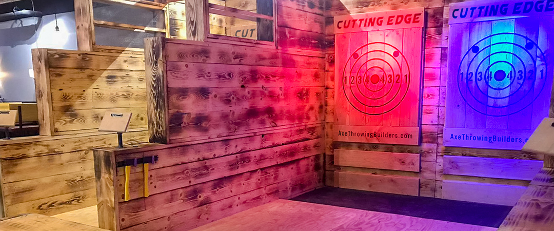 pinz axe throwing led lighting 1